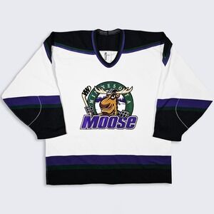Minnesota Moose Vintage 90s Authentic Bauer Hockey Jersey